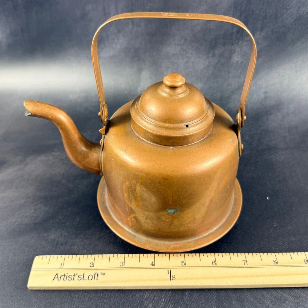 Vintage OPA Helsinki Finland Copper Teakettle 1L Made Finland